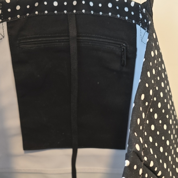 Thirty-One Black and White Dot Large Tote - Picture 5 of 9